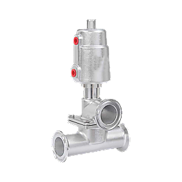 Tri-clamp Vertical Three-way Valve