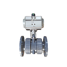 Pneumatic PVC Ball Valve